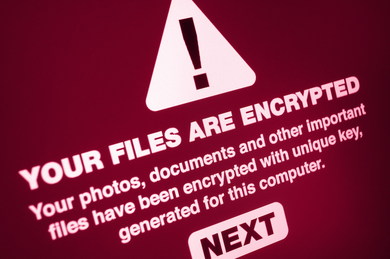files encrypted by ransomware attacks on small businesses